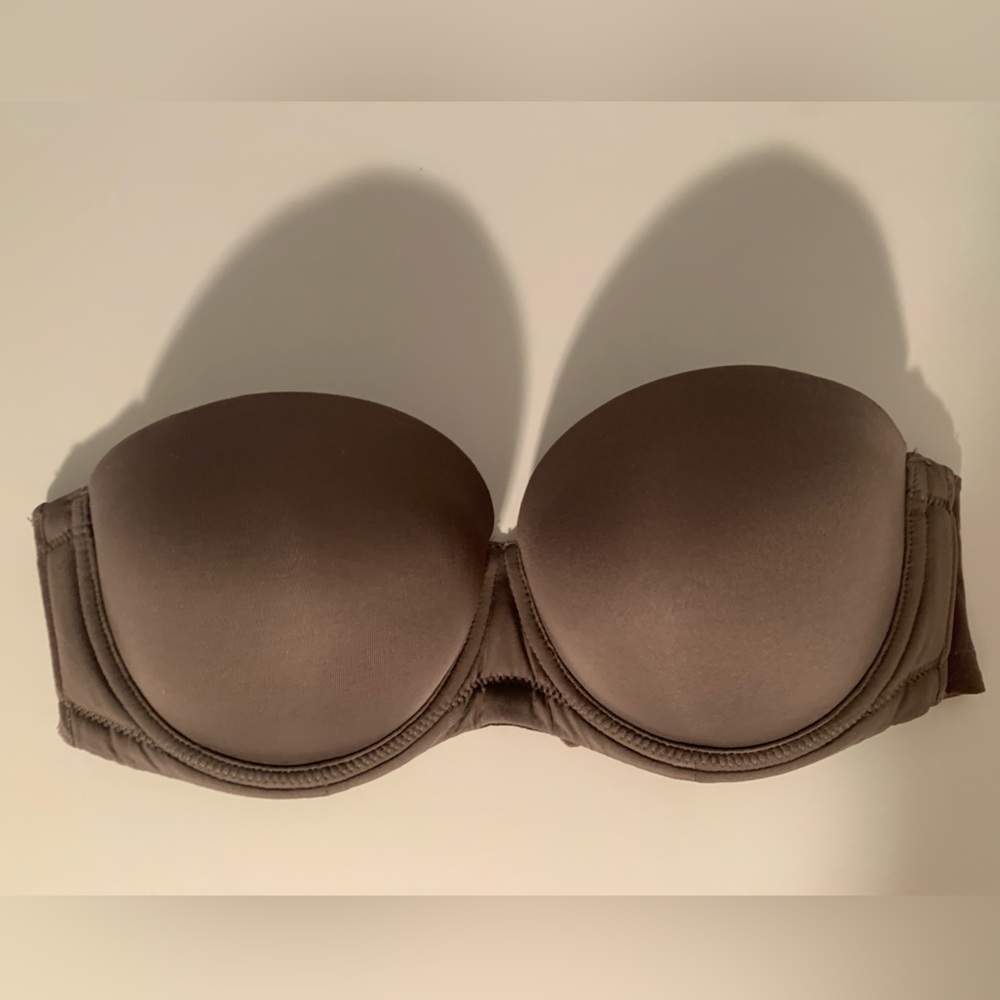Gray Strapless Bra Like New